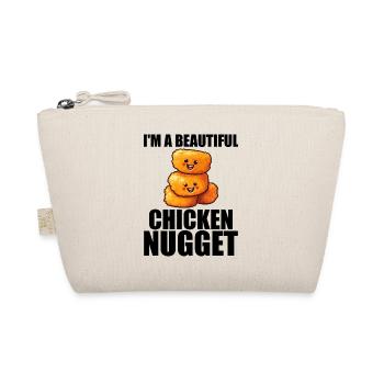 Cute Chicken Nugget For Women Chicken Nugget Lover - Organic Pouch - nature - Front