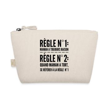 Maman A Toujours Raison - Trousse biologique - nature - Devant