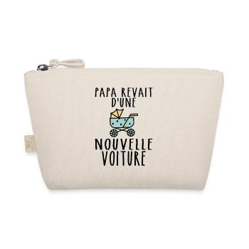 Papa Cadeau Futur Papa - nouvelle voiture de Papa - Trousse biologique - nature - Devant