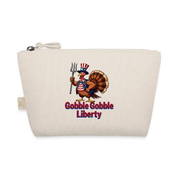 Gobble Gobble Liberty - Bio-Täschchen - Natur - Vorne