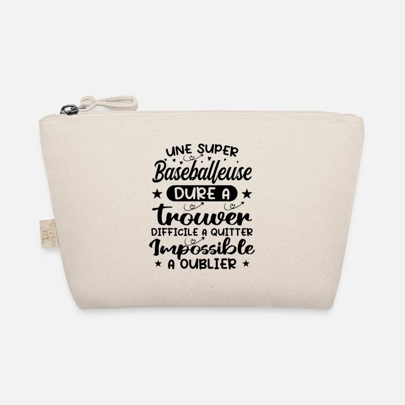 Ein super Baseball-Mädchen - Baseball-Geschenkgeber Bio-Täschchen