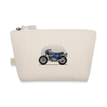 Vintage motorcycle - Organic Pouch - nature - Front