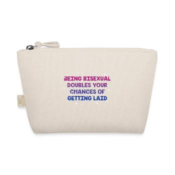 Doubles Your Chances of Getting Laid Bisexual - Organic Pouch - nature - Front