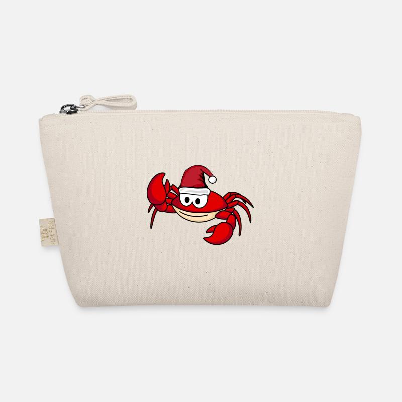 Crab Comic Christmas Organic Pouch