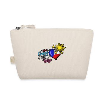Philippines Filipina Flag Woman Marriage I Gift - Organic Pouch - nature - Front