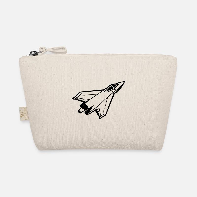 Fighter jet Organic Pouch