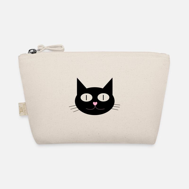 Cute cat, tomcat with heart-shaped nose Organic Pouch