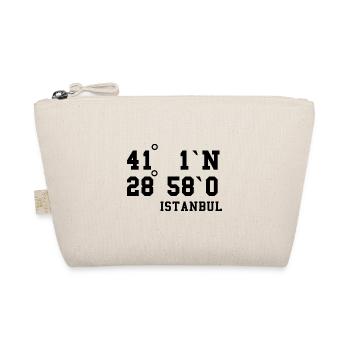 Istanbul Coordinates Turkey Holiday Idea - Organic Pouch - nature - Front