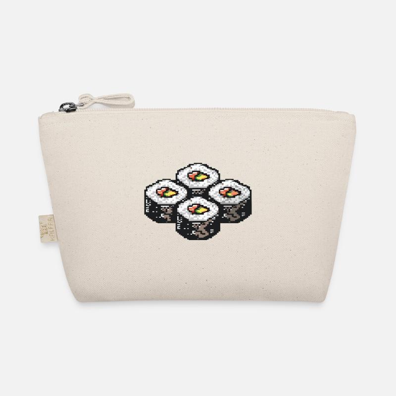 Sushi Pixel Icon Organic Pouch