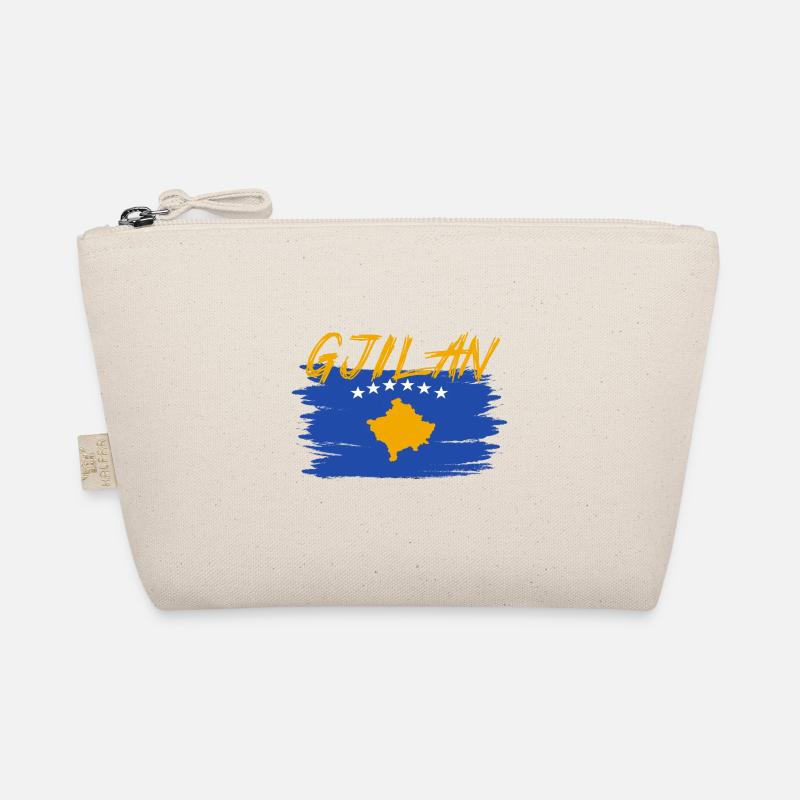 Gjilan 06 Kosovo Albanien Design Geschenk - Bio-Täschchen - Natur