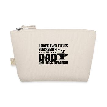 Blacksmith Gifts | Forge Father's Day Papa Anvil - Organic Pouch - nature - Front