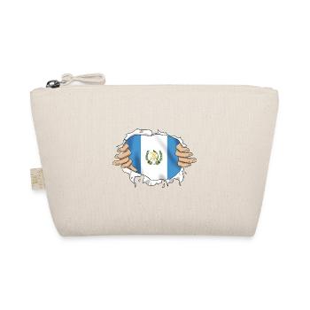Guatemala Guatemalan Flagge DNA I Geschenk - Bio-Täschchen - Natur - Vorne