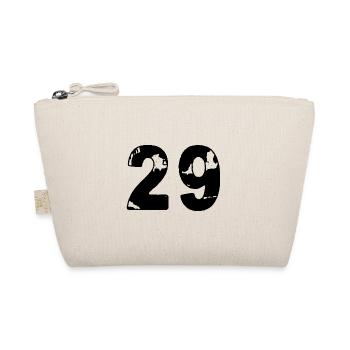 29 Zahl Trikot - Bio-Täschchen - Natur - Vorne