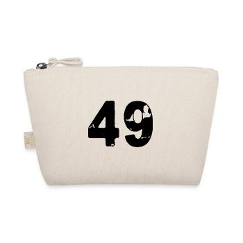 49 Zahl Trikot - Bio-Täschchen - Natur - Vorne