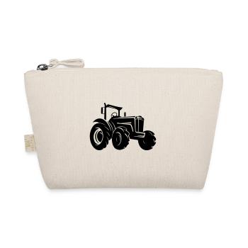 Tractor Farmer Farmer Symbol - Organic Pouch - nature - Front