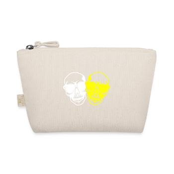 Stylish skull - Organic Pouch - nature - Front