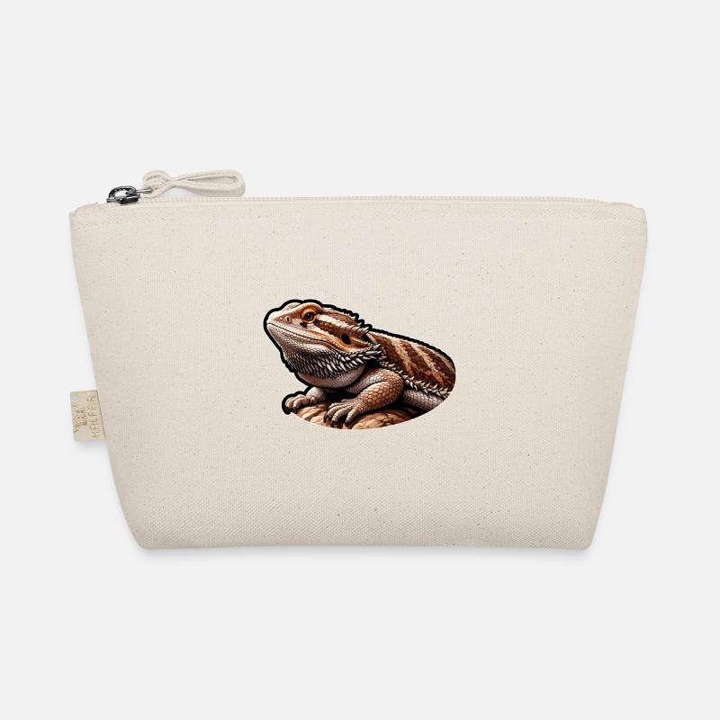 Bearded Dragon Lizard Organic Pouch