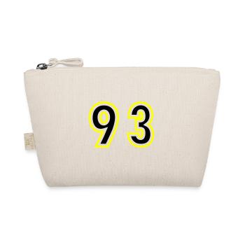 93 Zahl College - Bio-Täschchen - Natur - Vorne