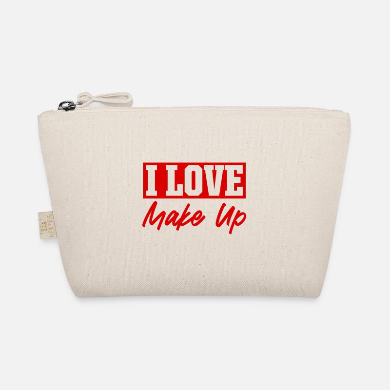 Ich liebe Make up Bio-Täschchen