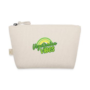 Vegan Vegetarian Vegetable Vintage I Gift - Organic Pouch - nature - Front