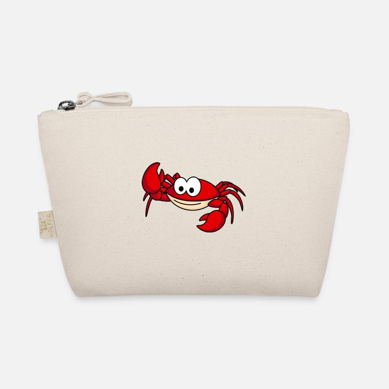 Krabbe Comic Tier Bio-Täschchen