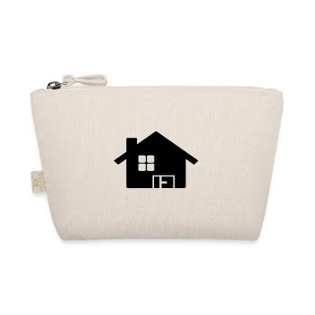 Haus Symbol Home - Bio-Täschchen - Natur - Vorne