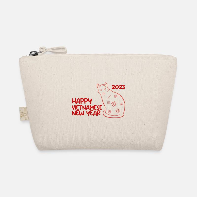 Vietnamese New Year Cat 2023 I Gift Organic Pouch