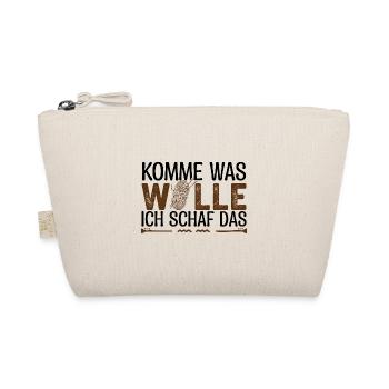 Komme was Wolle ich Schaf das. Schafe, Bauern. - Bio-Täschchen - Natur - Vorne