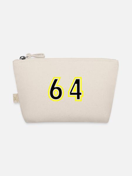 64 Number College - Organic Pouch - nature - Front