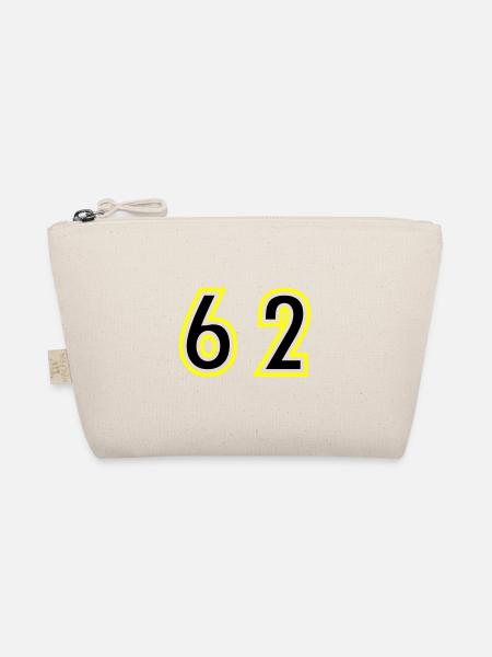62 Number College - Organic Pouch - nature - Front