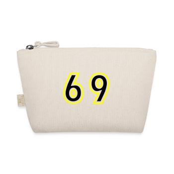 69 Zahl College - Bio-Täschchen - Natur - Vorne