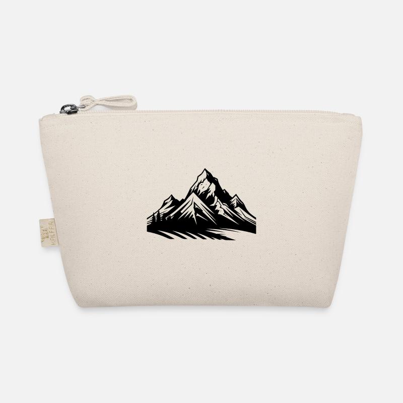 Berge Natur - Bio-Täschchen - Natur