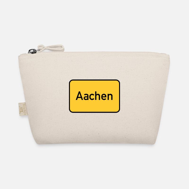 Aachen Ortsschild Gelbe Tafel - Bio-Täschchen - Natur