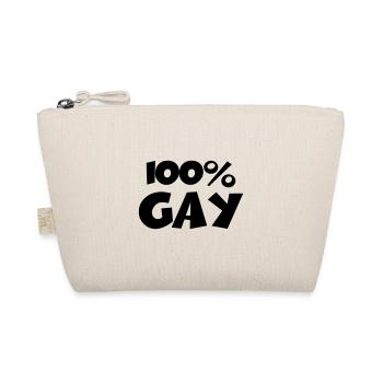 100 percent Gay - Trousse biologique - nature - Devant
