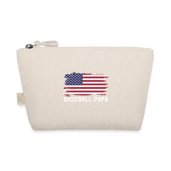 Baseball Papa Drapeau américain Petits-enfants de la fête des pères fr - Trousse biologique - nature - Devant