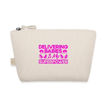 Obstetrician Obstetrician Doula Gift - Organic Pouch - nature - Front