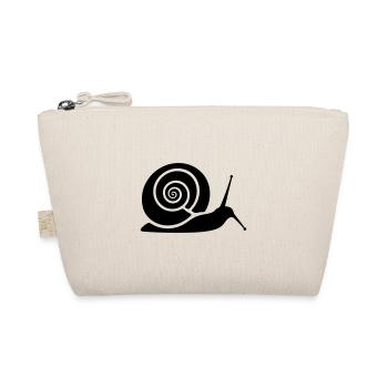 Schnecke - Bio-Täschchen - Natur - Vorne