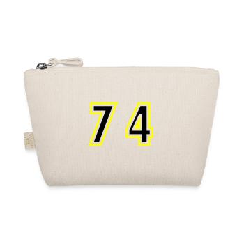 74 Number College - Organic Pouch - nature - Front