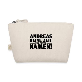 Prénom Andreas - Trousse biologique - nature - Devant