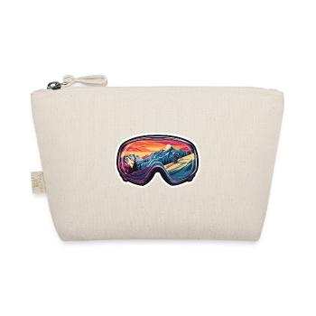 Skifahren Winterspaß Skibrille - Bio-Täschchen - Natur - Vorne
