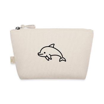 Delfin - Bio-Täschchen - Natur - Vorne
