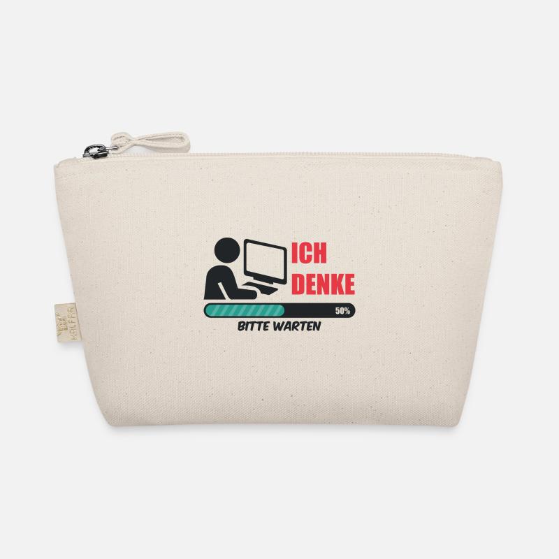 Informatiker ich denke Nerd coding Admin Geek IT Bio-Täschchen