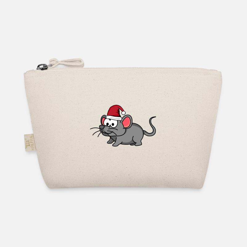 Mouse Comic Christmas Organic Pouch