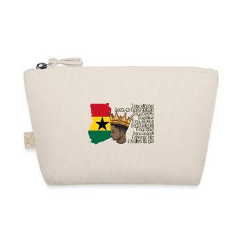 Ghana Ghanaer Flagge Junge Prinz Krone I Geschenk - Bio-Täschchen - Natur - Vorne