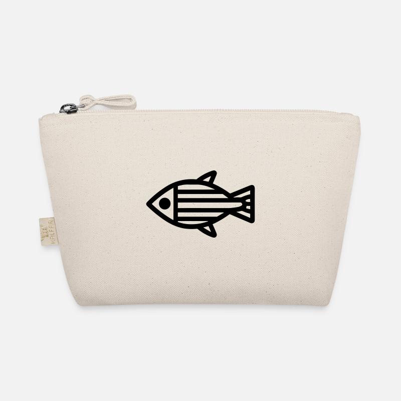Fisch - Bio-Täschchen - Natur