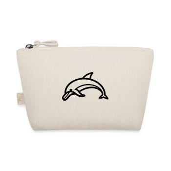 Delfin - Bio-Täschchen - Natur - Vorne