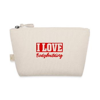 I love bodybuilding - Organic Pouch - nature - Front