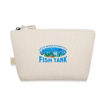 Aquarist Fischhalter Hobby Aquarium Fischpfleger - Bio-Täschchen - Natur - Vorne
