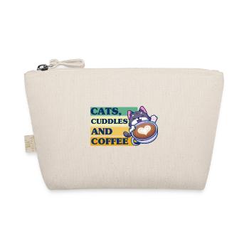 Katze Katzenmama Katzen Liebhaber Geschenk - Bio-Täschchen - Natur - Vorne
