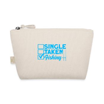 Single Fishing Fishing Gift - Organic Pouch - nature - Front